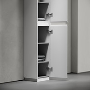 Пенал напольный Sancos Libra Floor 35 см PLB35FW, белый глянец - фото 4