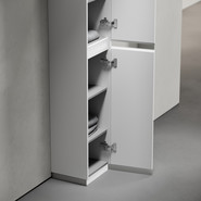 Пенал напольный Sancos Libra Floor 35 см PLB35FW, белый глянец - фото 5