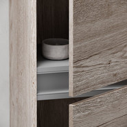 Пенал подвесной Sancos Urban 35 см PUR35EG, дуб галифакс натуральный - фото 3