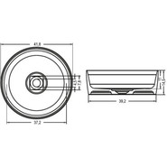 Раковина Riho ROUND 42 см F70026 - фото 2