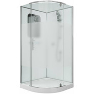 Душевая кабина Grossman 100x100 см GR170, хром/матовое - фото 