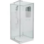 Душевое кабина Grossman Classic 90x90 см GR171QL, хром/матовое - фото 