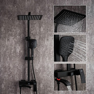 Душевая стойка Gappo G2407-6, черный - фото 2