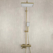 Душевая стойка с термостатом Gappo G2491-3, золото, Цвет производителя: золото - фото 2