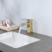 Смеситель для раковины Gappo G1007-3, золото - фото 5