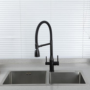 Смеситель для кухни Gappo G4399-76, черный - фото 5