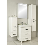 Пенал подвесной Акватон Америна 35 см с корзиной 1A135203AM010 - фото 3