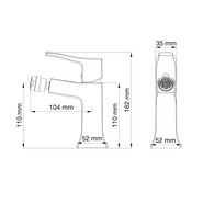 Смеситель для биде Wonzon & Woghand Flex WW-88016072-CR - фото 6