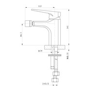 Смеситель для биде Wonzon & Woghand Athens WW-085001-CR - фото 6