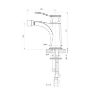 Смеситель для биде Wonzon & Woghand Navia WW-185001-CR - фото 2