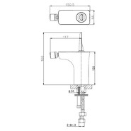 Смеситель для биде Wonzon & Woghand Shark WW-48B5001-CR - фото 6