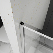 Душевая дверь Azario SHANGHAI 130 см AZ-Y43-130-MGR-CL, графит матовый/прозрачное - фото 5