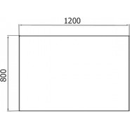 Зеркало Акватон Брук 120 см 1A200402BC010 - фото 2