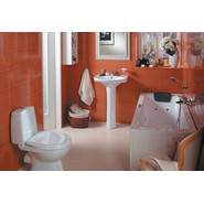 Унитаз-компакт Santek Цезарь 1.WH30.1.746 с крышкой микролифт - фото 3