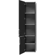 Пенал подвесной Aquanet Алвита 35 см 00249618 L, серый антрацит - фото 5