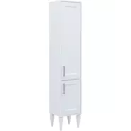 Пенал подвесной Aquanet Бостон New 35 см 00306370 R, белый сатин - фото 3