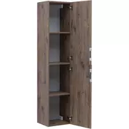 Пенал подвесной Aquanet Алвита New 35 см 00334189, дуб веллингтон табак - фото 5