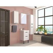 Шкаф Акватон Сильва 32 см L 1A215703SIW7L - фото 4