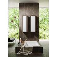 Пенал подвесной Aqwella Clarberg Evolution 40 см EV0504CD, белый/крафт - фото 2