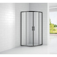 Душевое ограждение Cezares 90х90 см ECO-O-R-2-90-C-NERO, черный/прозрачное - фото 2