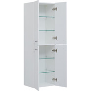 Пенал подвесной Dreja 50 см 77.0301W, белый глянец - фото 4