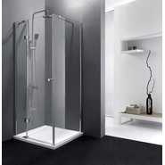 Душевое ограждение Cezares 100х100 см VERONA-W-A-1-100-C-Cr, хром/прозрачное - фото 2