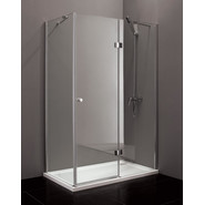 Душевое ограждение Cezares 120х100 см VERONA-W-AH-1-120/100-C-Cr, хром/прозрачное - фото 