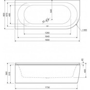 Ванна акриловая Cezares Metauro Corner L 180x80 см METAURO CORNER-180-80-40-L - фото 3