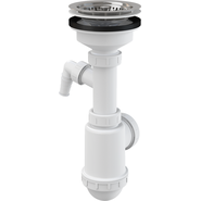 Сифон для мойки AlcaPlast A446P-DN50/40 - фото 