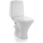 Унитаз напольный Sanita Аттика эконом WC.CC/Attica/1-P/WHT.G/S1 с крышкой полипропилен - фото 2