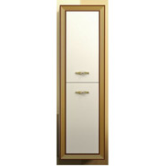 Пенал Opadiris Карат, белый/золото - фото 