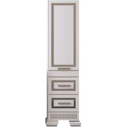 Пенал Opadiris Оникс 50 правый, белый/серебро - фото 