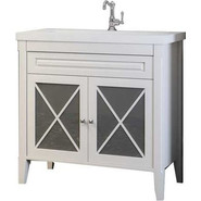 Тумба напольная с раковиной Opadiris Палермо 80 см, белый - фото 