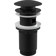 Донный клапан AlcaPlast A392BLACK - фото 