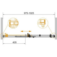 Душевая дверь Cezares 100 см STYLUS-SOFT-BF-1-100-C-Cr, хром/прозрачное - фото 2
