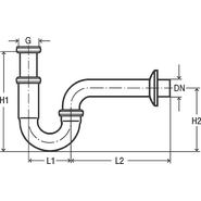 Сифон для умывальника Viega 305611 DN32 - фото 2