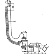 Сифон для ванны Viega 311537 металл - фото 2