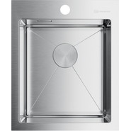 Кухонная мойка Omoikiri AKISAME 41-IN (4973056) 1,2 мм, нержавеющая сталь, Цвет производителя: нержавеющая сталь матовая - фото 