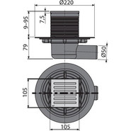 Сливной трап AlcaPlast APV103 - фото 2