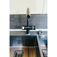 Смеситель для кухни Omoikiri Hotaru-GM-WH 4994053, вороненая сталь/белый - фото 4