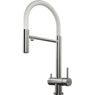 Смеситель для кухни Omoikiri Kanto-C 4994015, хром/белый - фото 