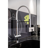 Смеситель для кухни Omoikiri Kanto-C 4994015, хром/белый - фото 4