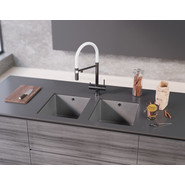 Смеситель для кухни Omoikiri Kanto-C 4994015, хром/белый - фото 5