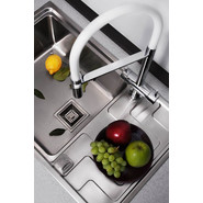 Смеситель для кухни Omoikiri Kanto-C 4994015, хром/белый - фото 6