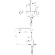Смеситель для кухни Omoikiri Takamatsu 4994085, сталь - фото 4