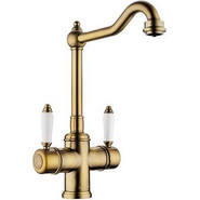 Смеситель для кухни Omoikiri Tottori-AB  4994009, античная латунь - фото 