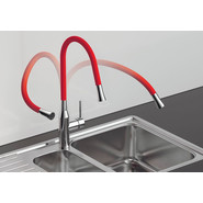 Смеситель для кухни Omoikiri Yatomi-BN-R 4994248, сталь/красный - фото 3