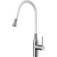 Смеситель для кухни Omoikiri Yatomi-BN-WH 4994250, сталь/белый - фото 