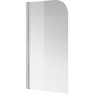 Шторка для ванны Kolpa-San Sole TP 75 см, хром/прозрачное - фото 