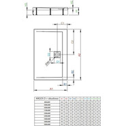 Поддон акриловый Radaway Argos D 140х90 см 4ADN914-02 - фото 2